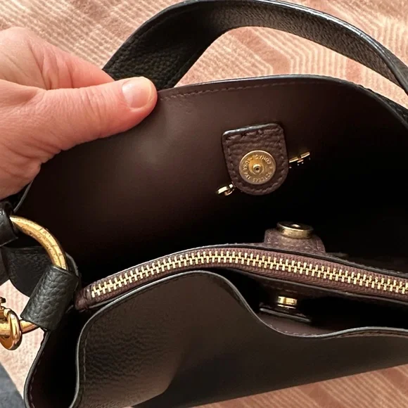 Coach Black Small Town Bucket Bag - Picture 3 of 4